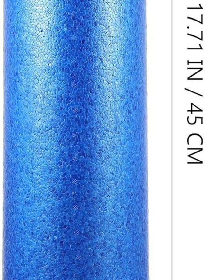Totority Epp Foam Roller 45x15cm Blue for Muscle Relaxation Deep Tissue Massage - Image 2